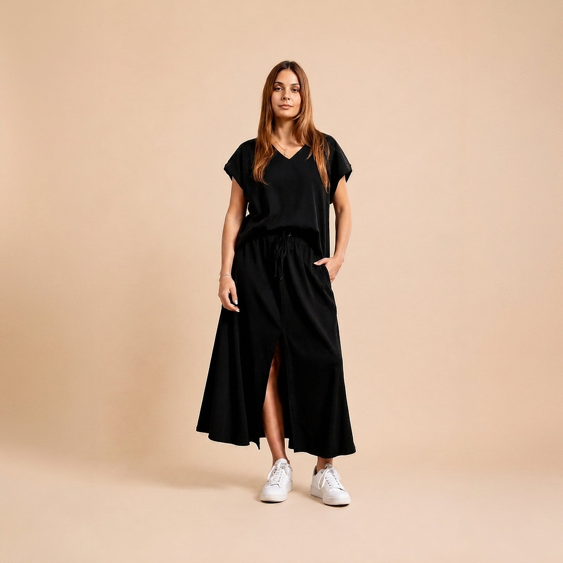 Vivian Set: Skirt and polo shirt