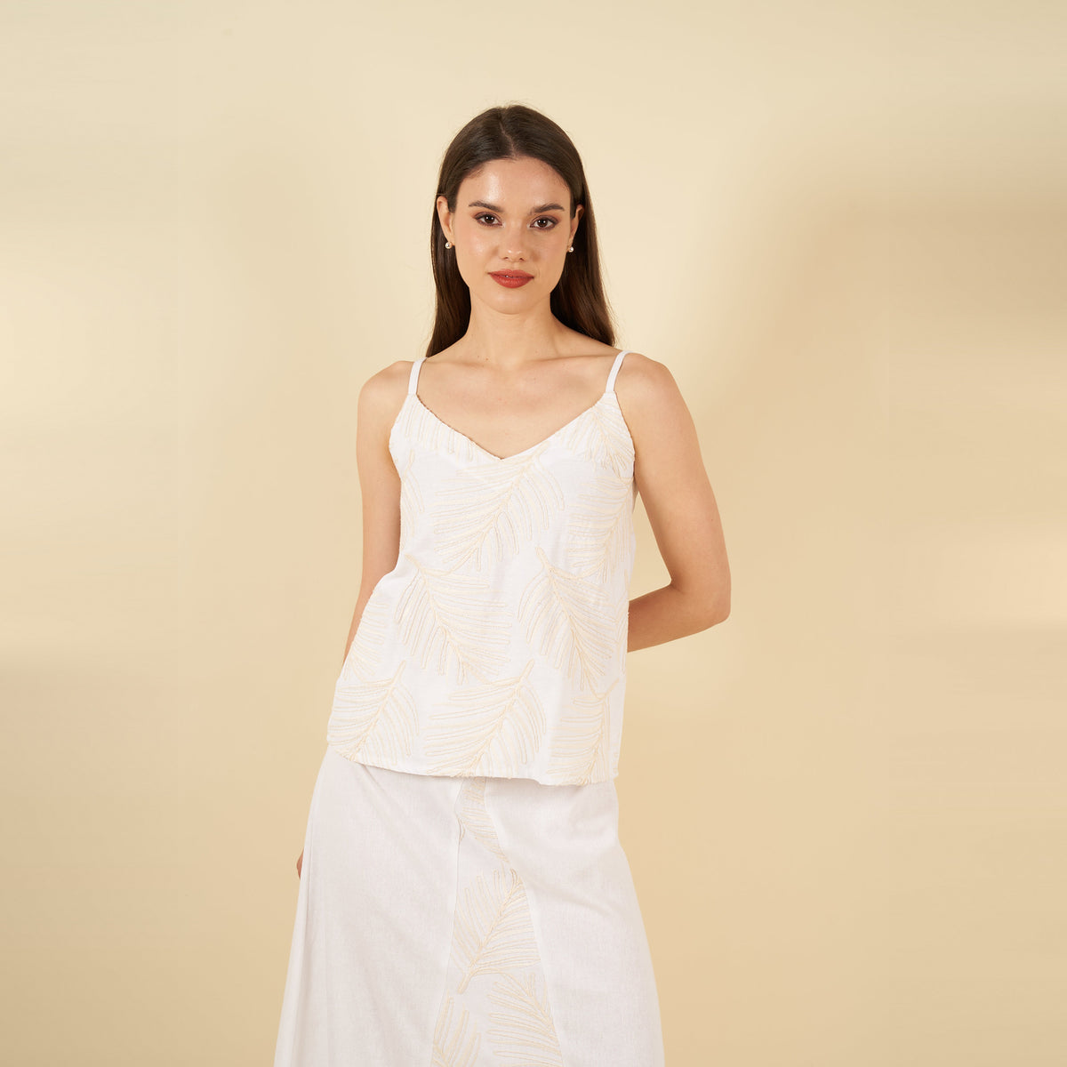 Top Isadora blanco