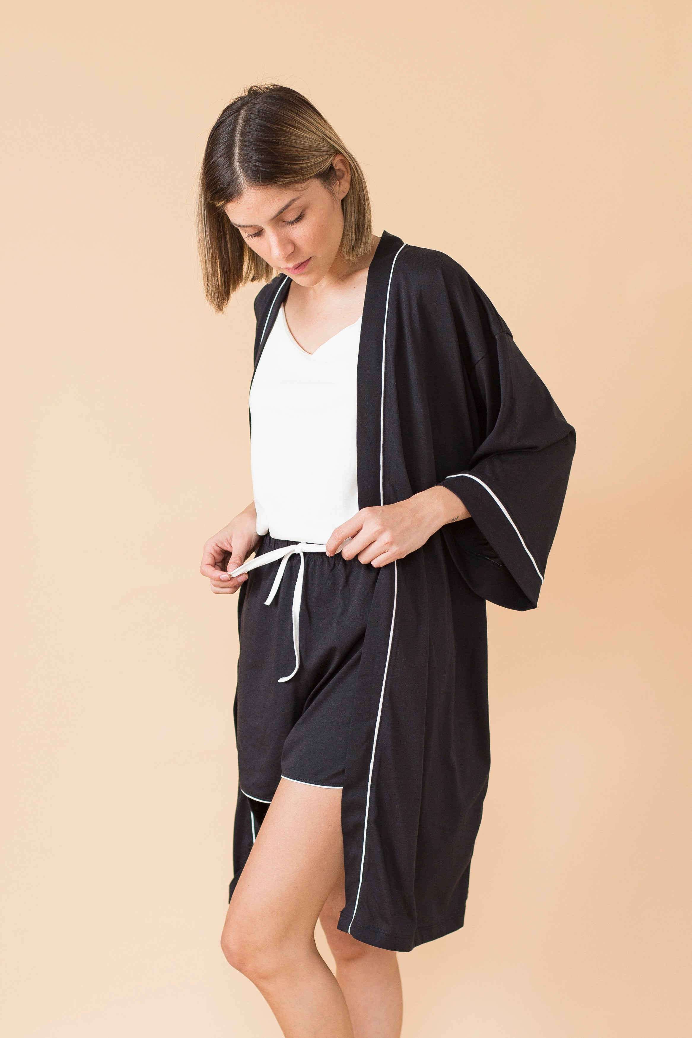 Victoria Black Pajamas