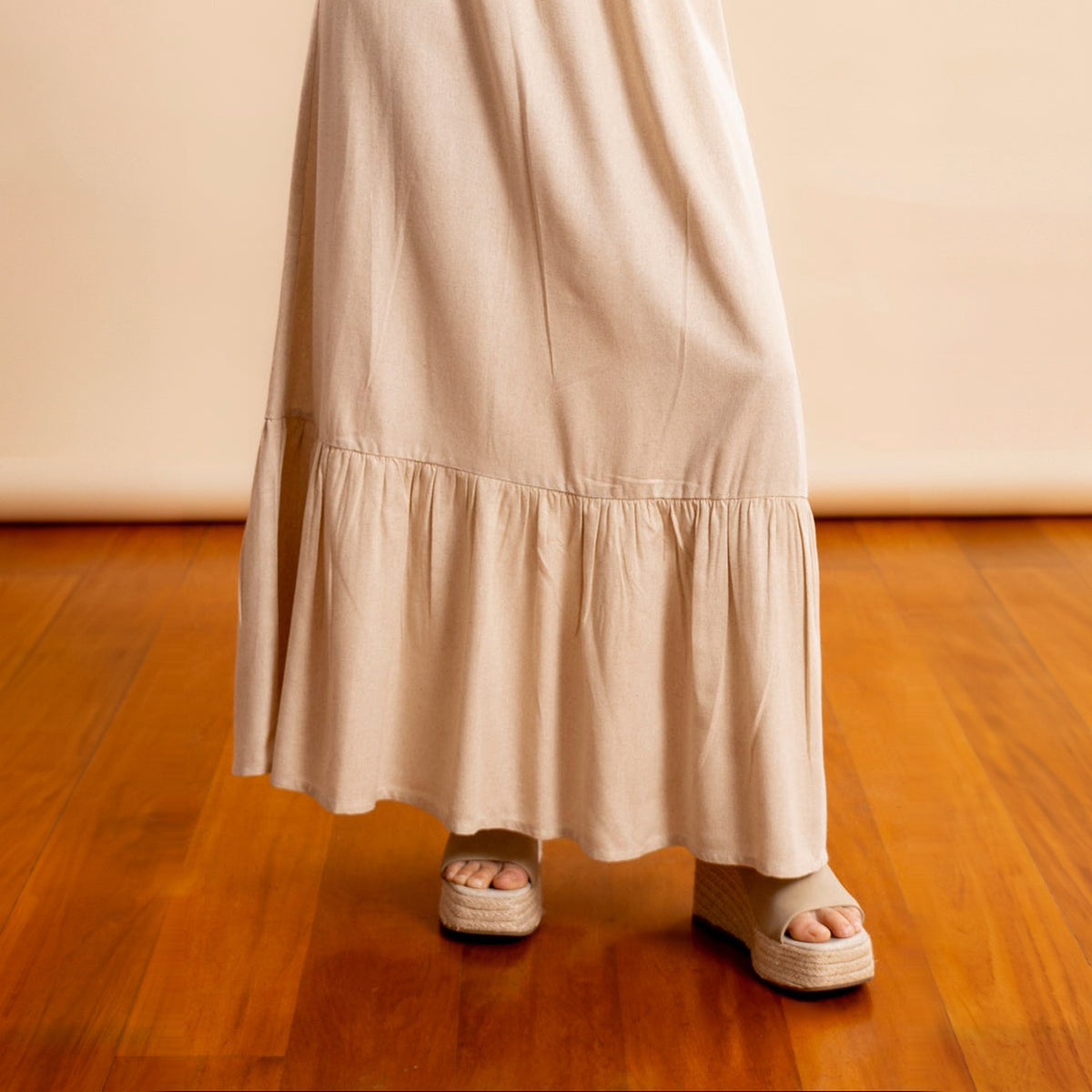 Vestido Valeria beige