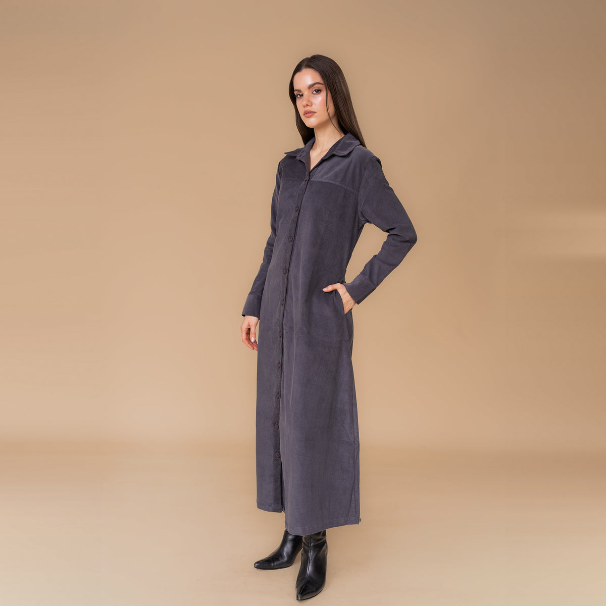 Vestido Victoria gris